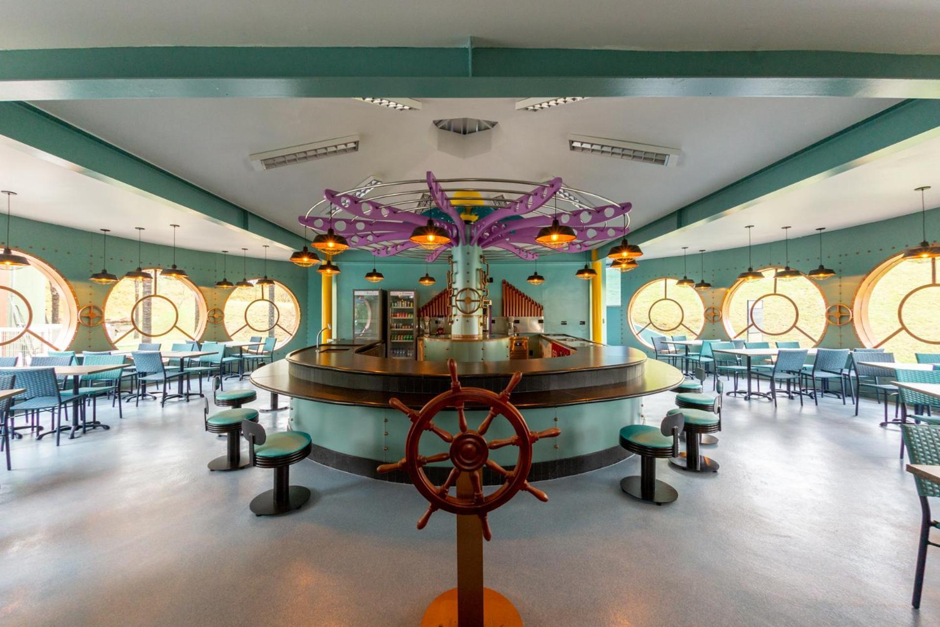 Blue Tree Thermas De Lins Resort المظهر الخارجي الصورة The interior of the restaurant